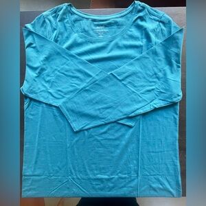Blue J.Jill Cotton Long Sleeve Tee bundle. Size 2x